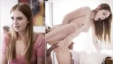 Play Redhead with a sexy ass has sex in the bedroom with her boyfriend