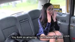 Play European Babe's Public Pussy Flashing in POV Fake Taxi
