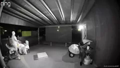 Play Big Cock Fucking in Public: Bent Over with the Gate Open