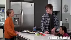 Play Petite Teen Macy Meadows and Penny Barber Share a Hardcore Holiday Treat with Tyler Cruise