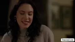Play TS Goddess Anna De Ville Fucks and Sucks Eva Maxim's Pussy